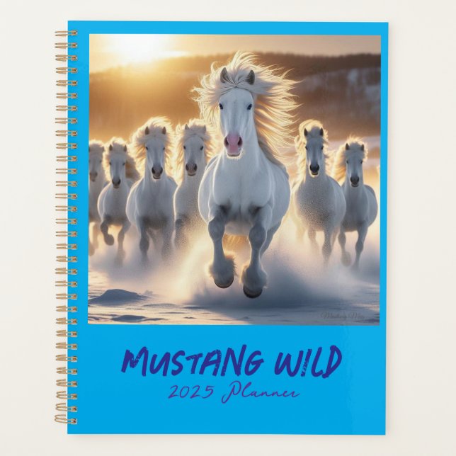 Agenda Mustang Wild Planner 2025 (Anverso)