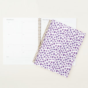 Agenda Muy Peri Watercolor Heart