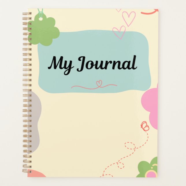 Agenda My Journal- Abstract Heart (Anverso)