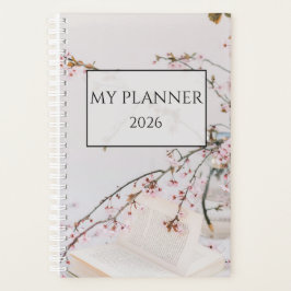 Agenda My Planner 2026 – Minimal Floral Daily Planner