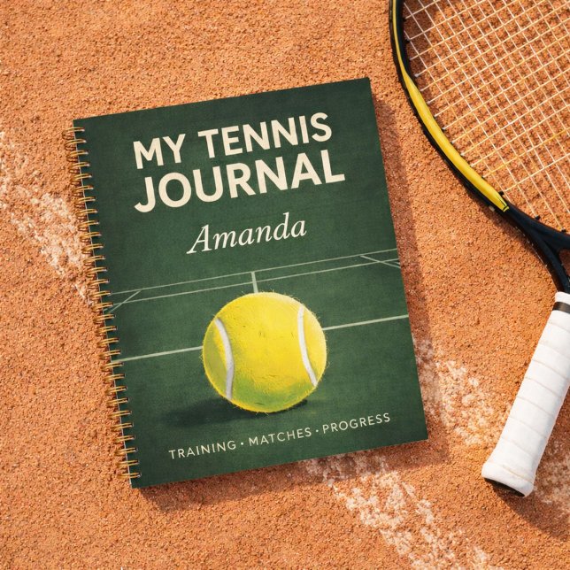 Agenda My Tennis Journal – Personal Training & Match Log (Subido por el creador)
