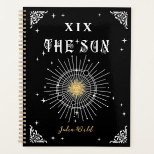 Agenda Mystical W Fortune Tarot The Sun Halloween Gótica
