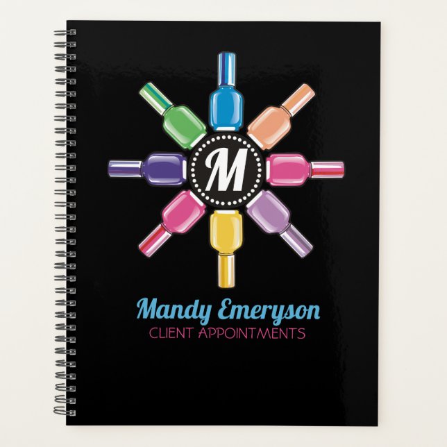 Agenda Nail polish artista manicure salon (Anverso)