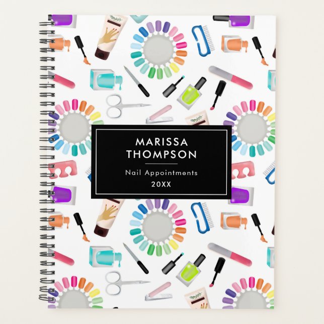 Agenda Nails Manicure Pedicure Beauty Salon Appointments (Anverso)