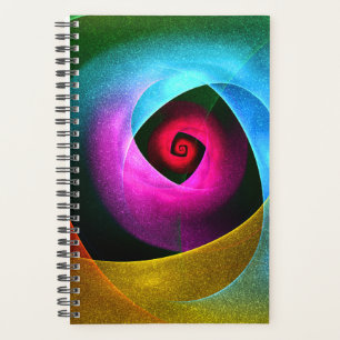Agenda Naranja azul Patrón de arte de resumen moderno ros