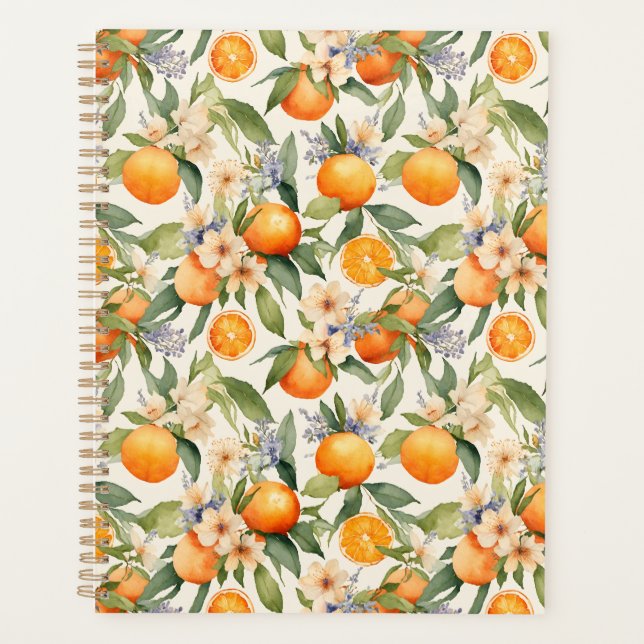 Agenda Naranja Blossom Day Planner (Anverso)