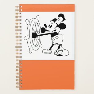Agenda Naranja de camisetas básicas masculinas con Willie