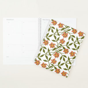 AGENDA NARANJA FLOWERS