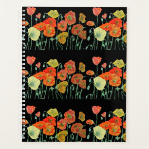 Agenda Naranja Islandia Poppy Poppies Flores Florales