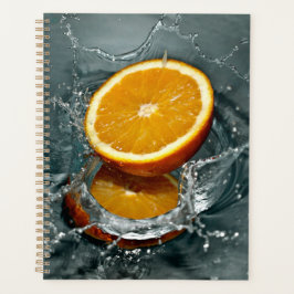 Agenda Naranja positivo jugoso para el estado de ánimo de