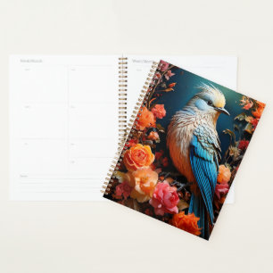 Agenda Naturaleza caprichosa Pájaro azul