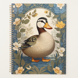 Agenda Naturaleza floral vintage del pato cutáneo inspira