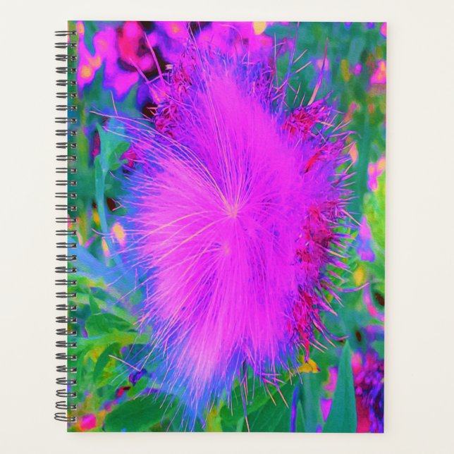 Agenda Naturaleza psicodélica púrpura ultravioleta (Anverso)