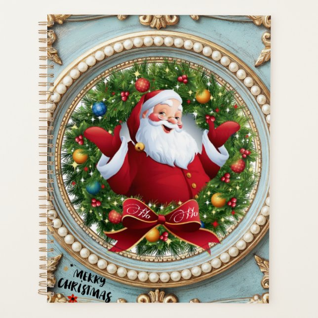 Agenda Navidad Santa  (Anverso)