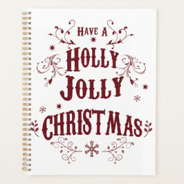 Agenda Navidad Vintage Holly Jolly