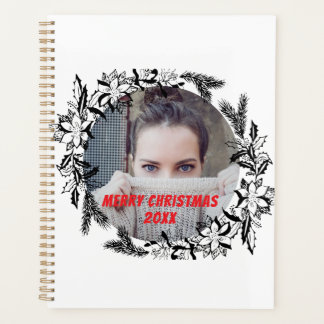 Agenda Navidades de Navidades blancos negros foto simple