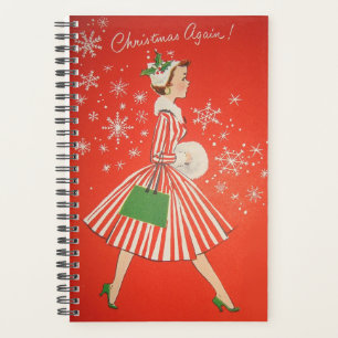 Agenda ¡navidades de nuevo! Dama del siglo medio en tacon
