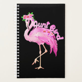 Agenda navidades de pájaros de flamingo rosa a la par