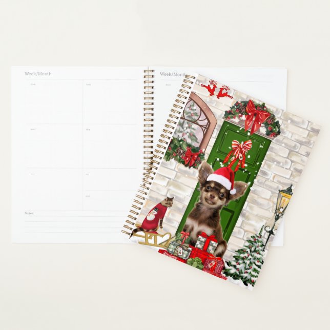 Agenda Navidades de perros de Chihuahua (Demostración)