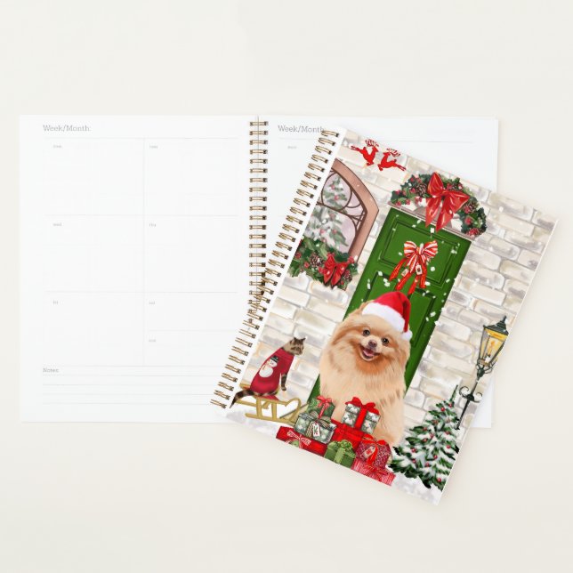 Agenda Navidades de perros de Pomerania (Demostración)