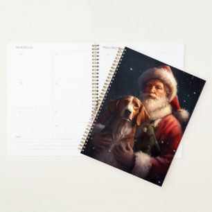 Agenda Navidades del Foxhound Santa Claus en inglés