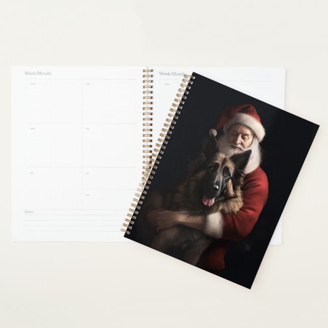 Agenda Navidades festivos del Pastor de Bélgica Santa Cla (Demostración)
