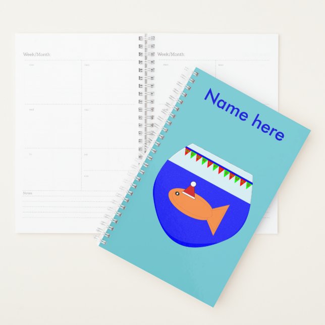 Agenda Navidades Fiesta Goldfish Personalizado (Demostración)