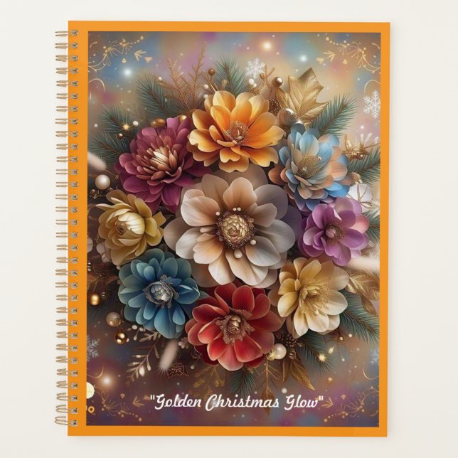 Agenda "Navidades Floral Sparkle" (Anverso)