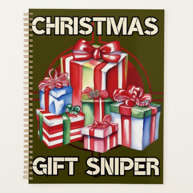 Agenda Navidades, francotiradores, regalos, ejército (Anverso)