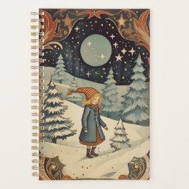 Agenda Navidades Gouache Vintage Retro