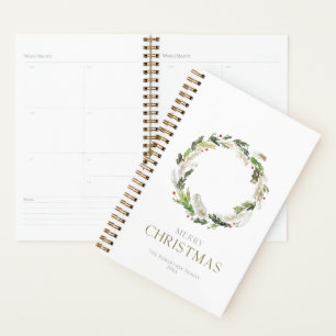 Agenda Navidades Greenery Wreath