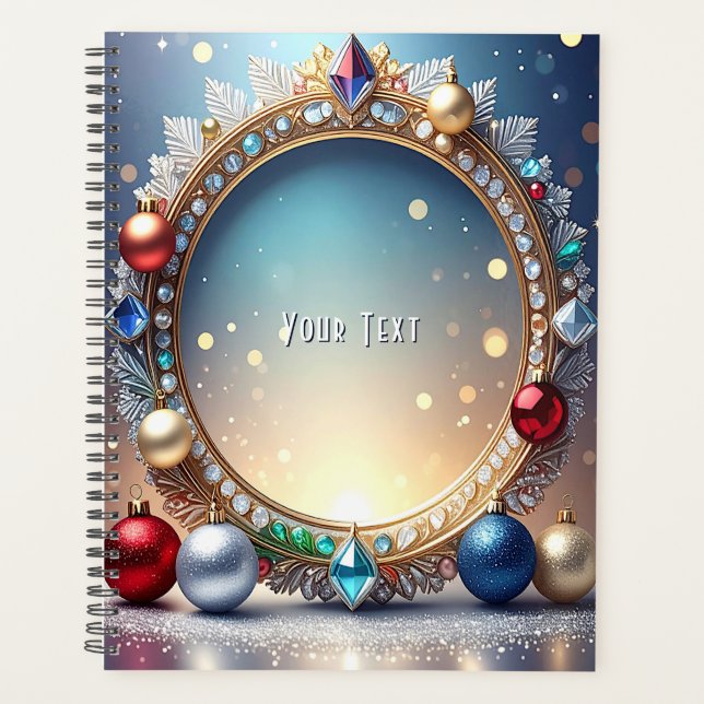 Agenda Navidades Jewel Frame Holiday Planner (Anverso)