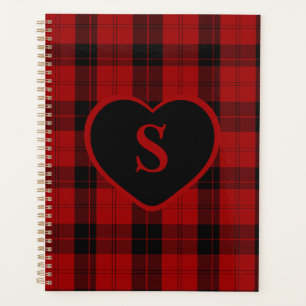 Agenda Navidades Monogramas de control con placa de búfal