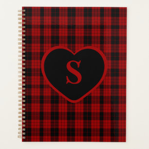 Agenda Navidades Monogramas de control con placa de búfal