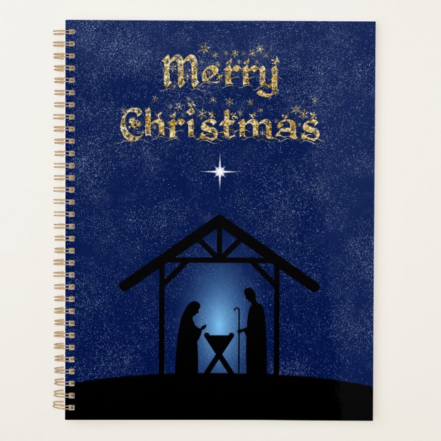 Agenda Navidades Natividad Escena religiosa (Anverso)