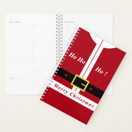 Agenda Navidades Planner Gift Santa Claus