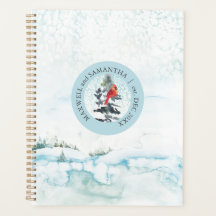Navidades Planner Watercolor Winter Wonderland