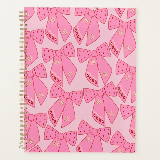 Agenda Navidades rosados se inclina (Anverso)