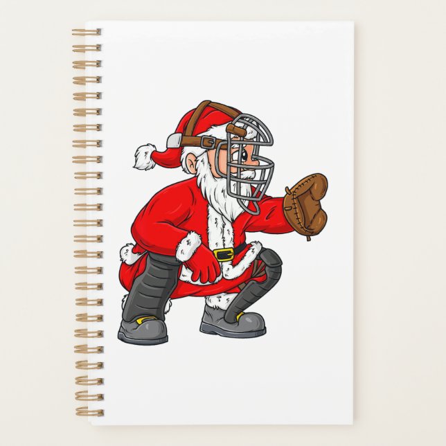 Agenda Navidades Santa Claus Chicas de beisbol Catcher Bo (Anverso)