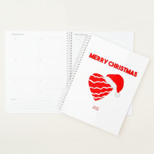 Agenda Navidades Santa Heart Standard Planner