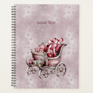 Agenda Navidades Sleigh Con Regalos De Planeador De Vacac
