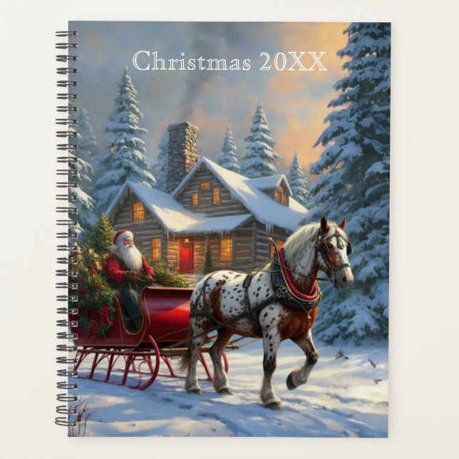 Agenda Navidades Sleigh Santa (Anverso)