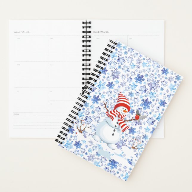Agenda Navidades Snowman Snowflakes (Demostración)