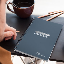 Agenda Navy Blue Pickleball Personal Weekly
