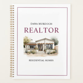Agenda Negocio de acuarela de Realtor moderno