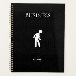 Agenda Negocio profesional en blanco y negro