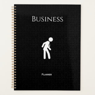 Agenda Negocio profesional en blanco y negro