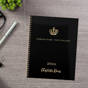 Agenda Negra de nombre de la corona de oro año de activid