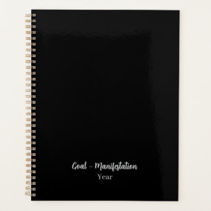 Agenda Negro obsidiano
