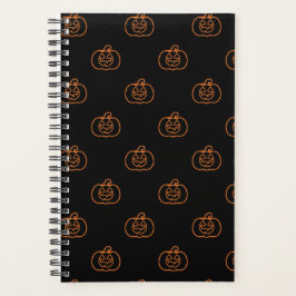 Agenda Neon Jack-o-Lantern Planner